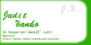 judit wanko business card